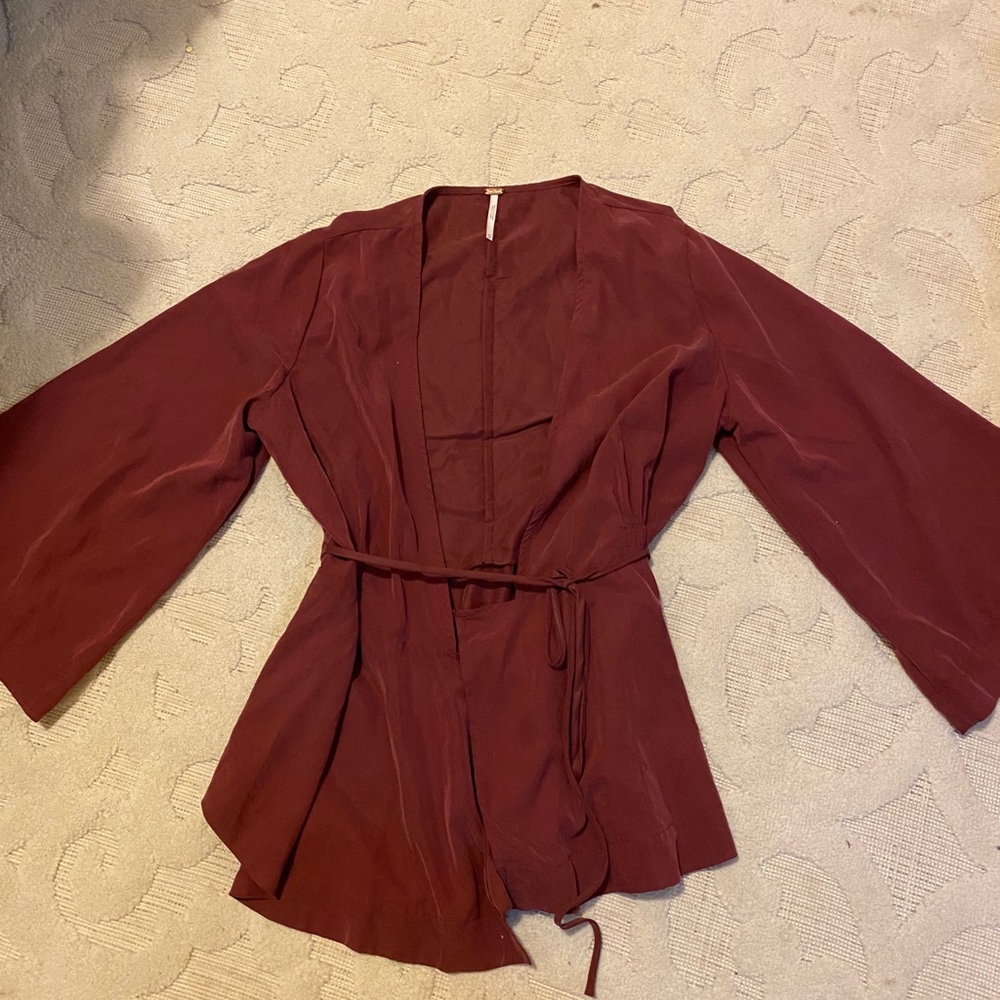 Red Free People Top